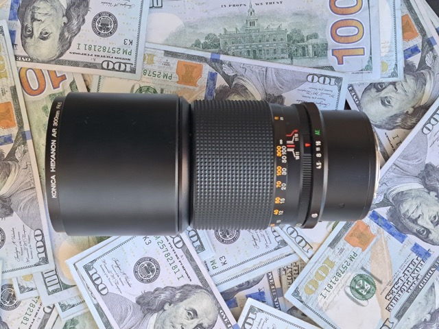 [sold] Konica Hexanon AR 300mm f/4.5 SN7341160