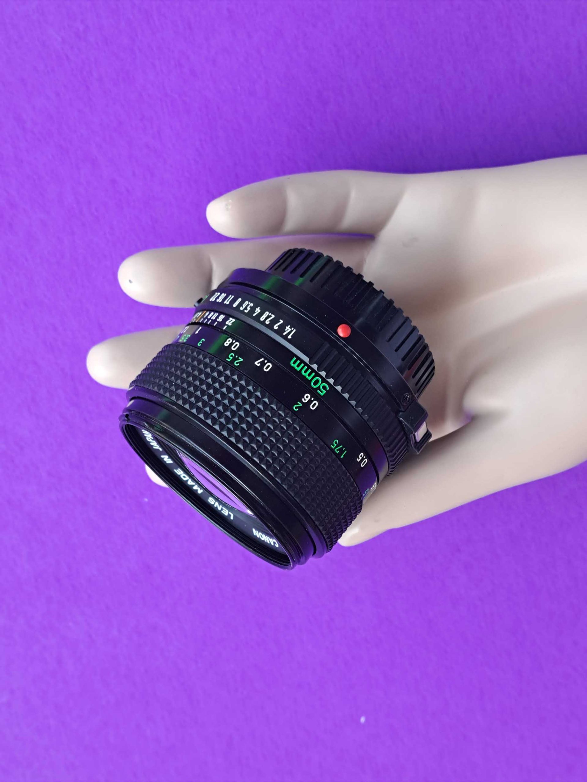 [Sold} Canon New FD 50mm f/1.4 Lens (nFD) – Excellent Condition – S/N 3329734