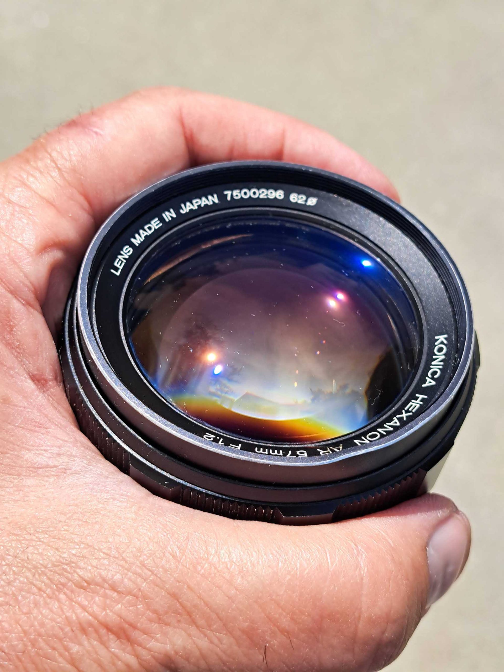 [Sold] Konica Hexanon AR 57mm f/1.2